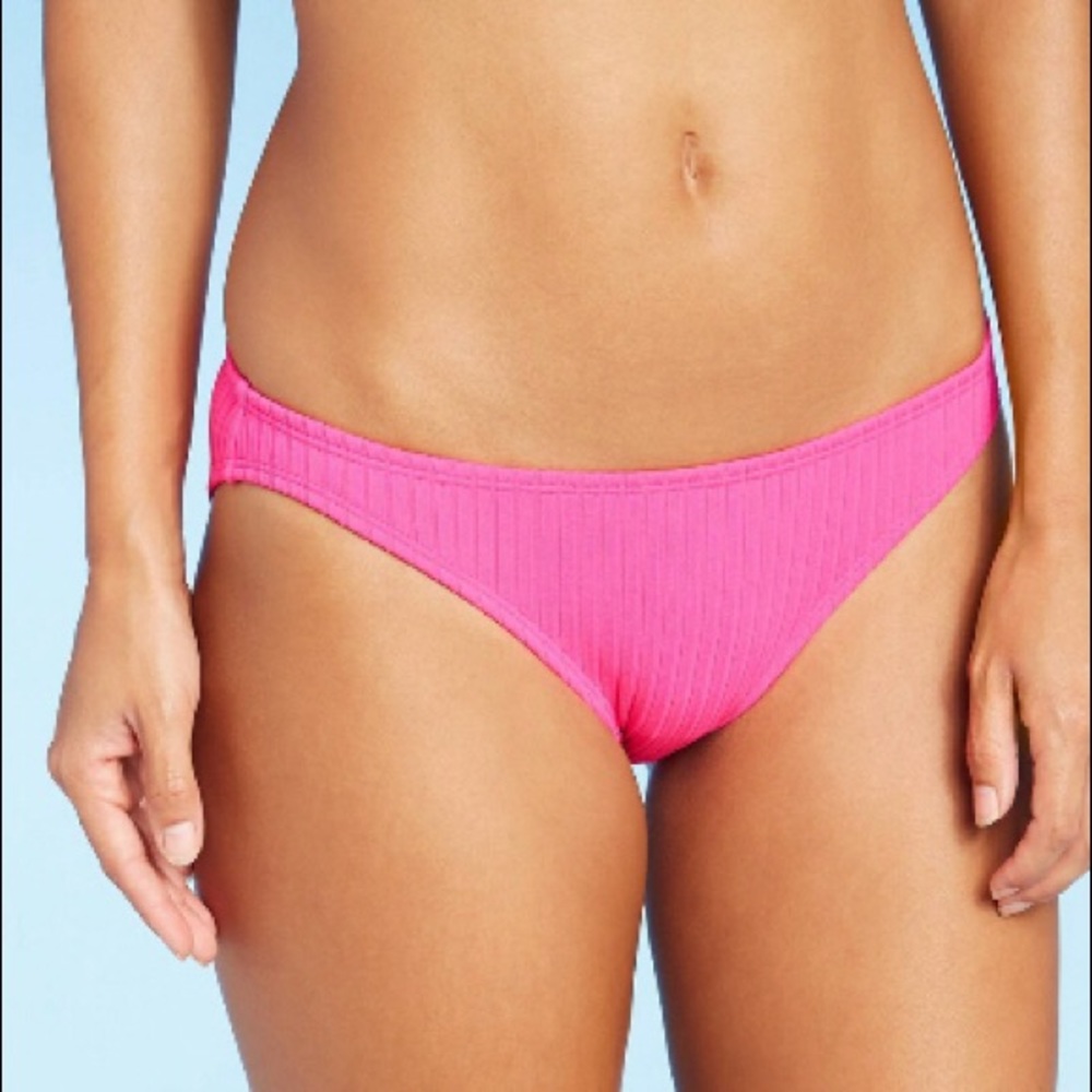 Ribbed cheeky bikini bottom S(0-2)